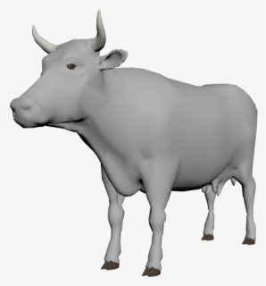 3d Cow - Walking Cow Gif 3d, HD Png Download, Free Download