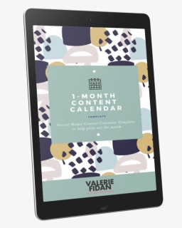 1 Month Content Cal Ipad, HD Png Download, Free Download
