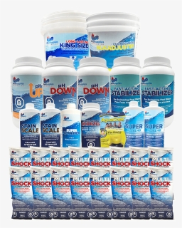 Up To A 50,000 Litre Pool Season Supply Chemical Kit - Medicine, HD Png Download, Free Download