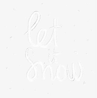 #let #it #snow #letitsnow #winter #lettering #text - Winter Text Png For Picsart, Transparent Png, Free Download