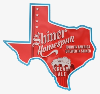 Texas Homespun Cream Ale Sign - Shiner Bohemian Black Lager, HD Png Download, Free Download