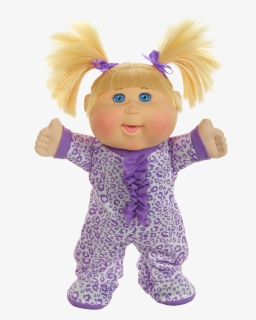 Transparent Blonde Girl Png - Cabbage Patch Doll Blonde, Png Download, Free Download