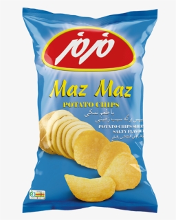 Salted Potato Chips - Maz Maz Chips, HD Png Download, Free Download