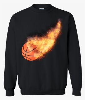 Transparent Flaming Basketball Png - Sweater, Png Download, Free Download