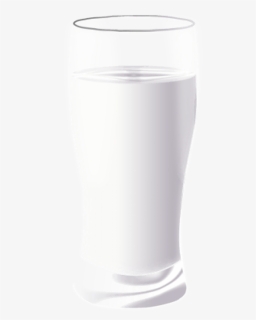 Cup Of Milk Png - Pint Glass Of Milk, Transparent Png, Free Download