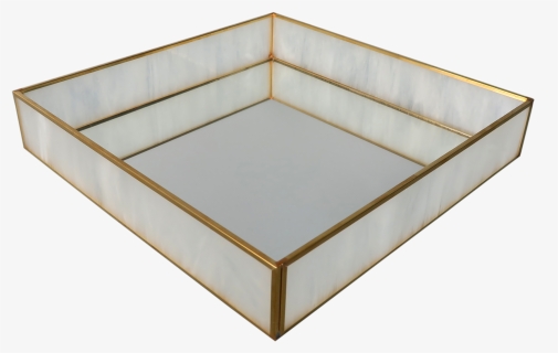 Milk Glass And Brass Box - Plywood, HD Png Download, Free Download