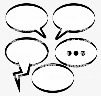 Speech Bubble Drawing Vector And Stock Photo - Circle, HD Png Download, Free Download