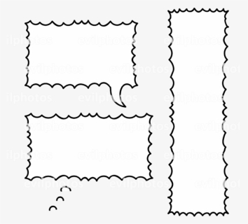 Speech Bubble Drawing Vector And Stock Photo - Monochrome, HD Png Download, Free Download
