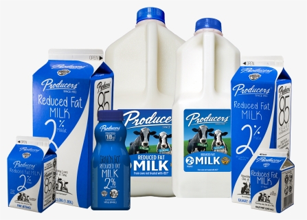 Producers Reduced Fat Milk Family - Carton, HD Png Download, Free Download