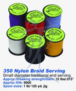 Bcy 350 Nylon Braid Serving - Wire, HD Png Download, Free Download