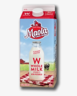 Maola Ultra-pasteurized Whole Milk Is Available In - Maola Milk, HD Png Download, Free Download