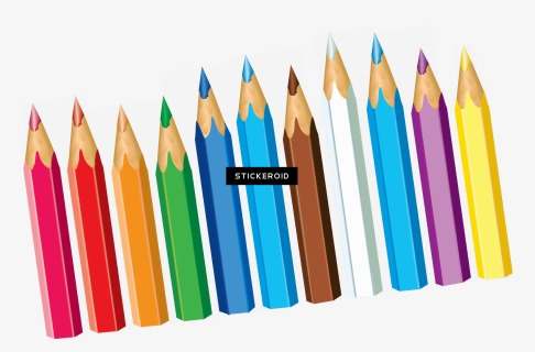 Colorful Pencils Pencil - Writing, HD Png Download, Free Download