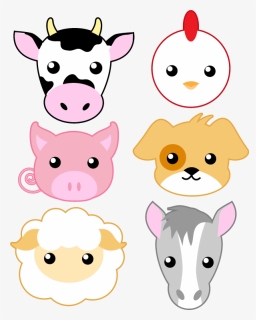 Illustration Clipart , Png Download - Farm Animal Face Clipart, Transparent Png, Free Download