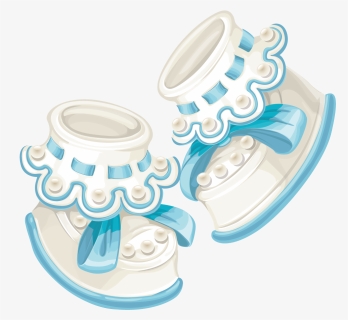 Baby Shower Infant Clip - Baby Shoes Clipart Png, Transparent Png, Free Download