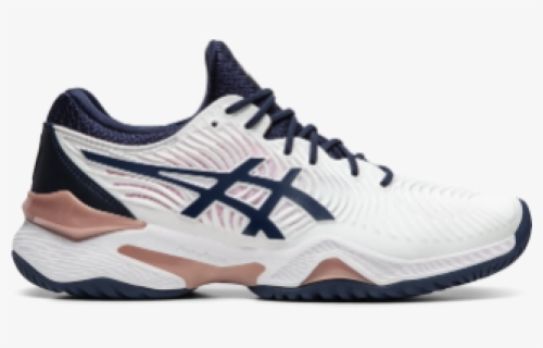 Asics Court Ff 2 1042a076-102 White Ladies Tennis Shoe - Asics Court Ff 2, HD Png Download, Free Download
