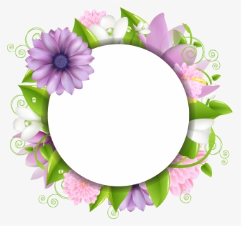 Flower Border Images Png Clipart , Png Download - Flowers Image Png Hd, Transparent Png, Free Download