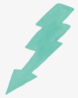 Lightning-bolt - Construction Paper, HD Png Download, Free Download