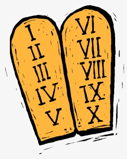 10 Commandments Clipart - 10 Commandments Stone Clipart, HD Png Download, Free Download