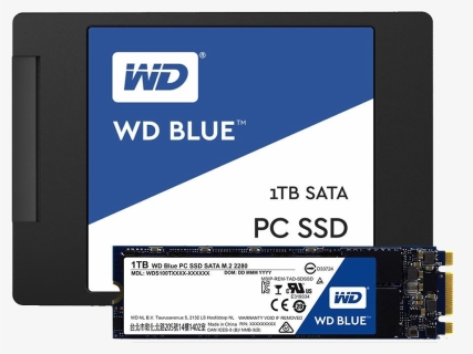 Wd Blue Ssd - Ssd Blue Western Digital, HD Png Download, Free Download