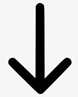 Png File Svg - Icon Arrow Pointing Down, Transparent Png, Free Download