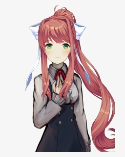 Casual Monika Doki Doki, HD Png Download, Free Download