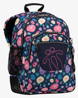 Bulto De Espalda Flores Acuarela , Png Download - Diaper Bag, Transparent Png, Free Download