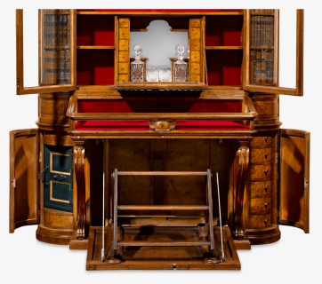 Victorian Secret Bookcase - Furniture With Secret Compartments, HD Png Download, Free Download