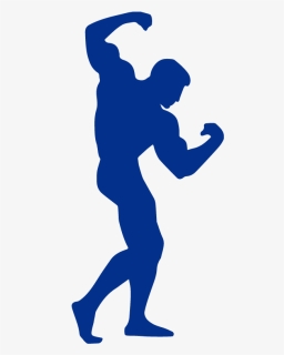 Bodybuilding Pose Silhouette, HD Png Download, Free Download