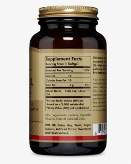 Wheat Germ Oil 1130 Mg Softgels - Calcium Magnesium And Zinc Solgar, HD Png Download, Free Download