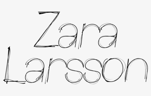#zaralarsson #zara #larsson #text #zaralarssontext - Drawing, HD Png Download, Free Download