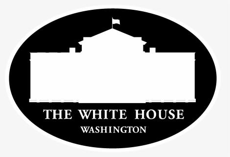 The White House Us Logo Black And White - White House, HD Png Download, Free Download