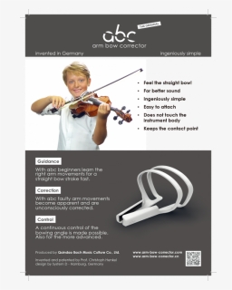 Arm Bow Corrector - Violinist, HD Png Download, Free Download