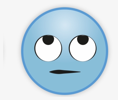 Sky Blue Emoji Transparent Png - Smiley, Png Download, Free Download