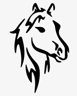 Horse Face Art Sketch - Horse Embroidery Design, HD Png Download, Free Download