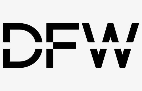Dfw Brand Logo Jpg Black - Dfw Airport, HD Png Download, Free Download