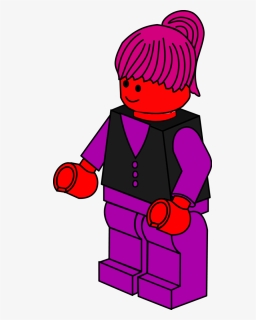 Lego Town Businesswoman Vector Clip Art - Lego Clipart, HD Png Download, Free Download