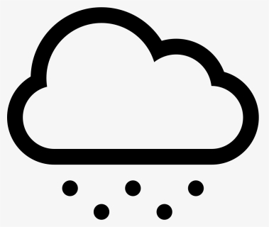 Hail Cloud - Cloud Rain Icon Png, Transparent Png, Free Download