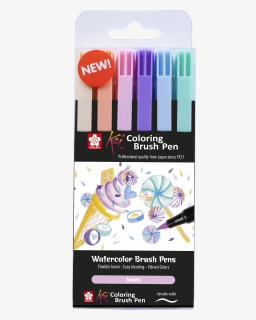 Sakura Koi Colour Brush Pen Sweets Set - Pen, HD Png Download, Free Download
