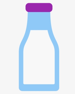 Milk Bottle Vector Png - Glass Bottle, Transparent Png, Free Download