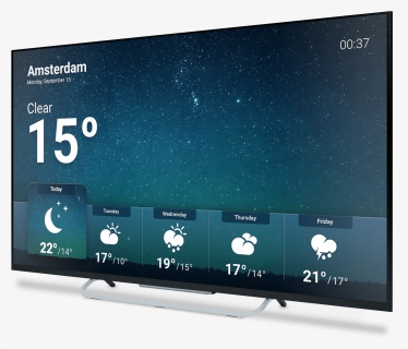 Philips Android Tv Weather App Beschrijving - Android Tv Weather App, HD Png Download, Free Download