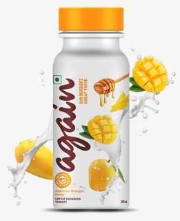Again Low Fat Drinking Yoghurt With Alphone Mango, - Again Drink, HD Png Download, Free Download