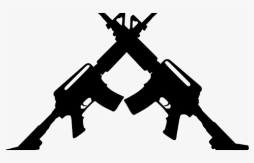 Crossed Guns Transparent Background, HD Png Download, Free Download