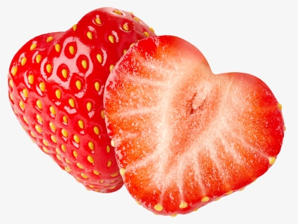 Strawberry Cut In Half, HD Png Download, Free Download