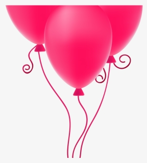 Pink Balloons Png Image - Brothers Wife Birthday Wishes, Transparent Png, Free Download