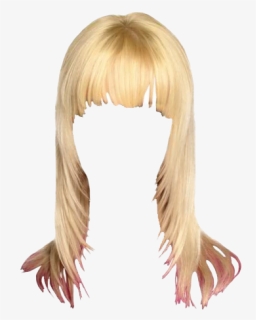 Blonde Hair Png Transparent Image - Blonde Hair With Bangs Png, Png Download, Free Download