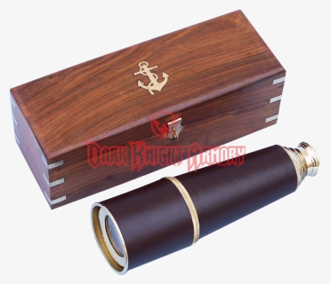 Admirals Brass And Leather Spyglass - Simpson Sea Captain With Telescope, HD Png Download, Free Download
