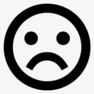 #sad #sadface #frown #png #text #overlay - Icon Face Good And Bad, Transparent Png, Free Download