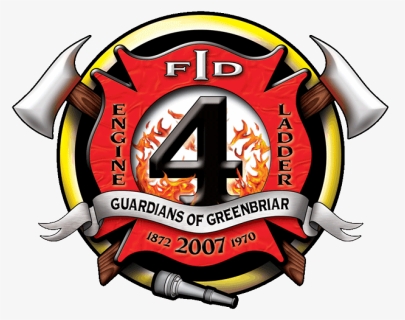 This Sharp Logo Was Adopted By Station 4 In Clipart - Fire Station, HD Png Download, Free Download