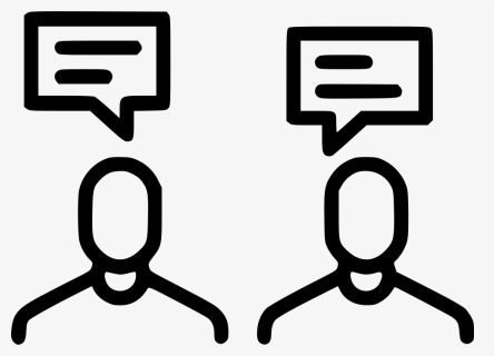Bussiness S Bussinessmen Talk Chat Collaboration Team - Icon, HD Png Download, Free Download