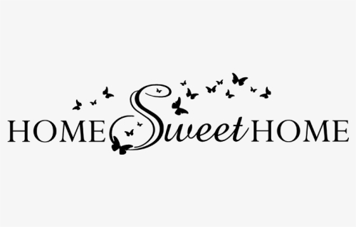 Garderobe Home Sweet Home Farbansicht - Calligraphy, HD Png Download, Free Download